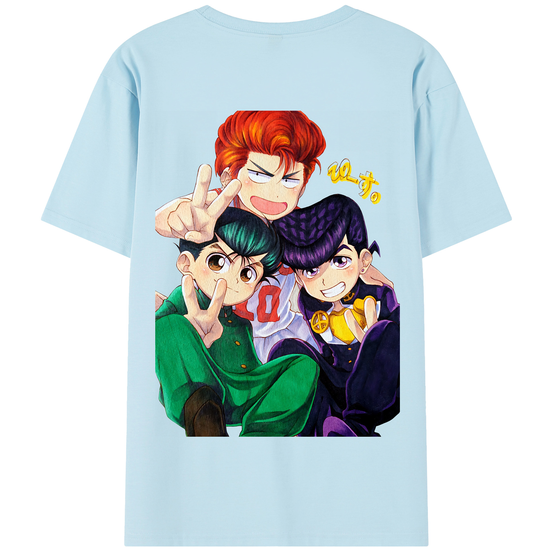 SLAM DUNK／スラムダンク 綿100％半袖Tシャツ（背面プリント）